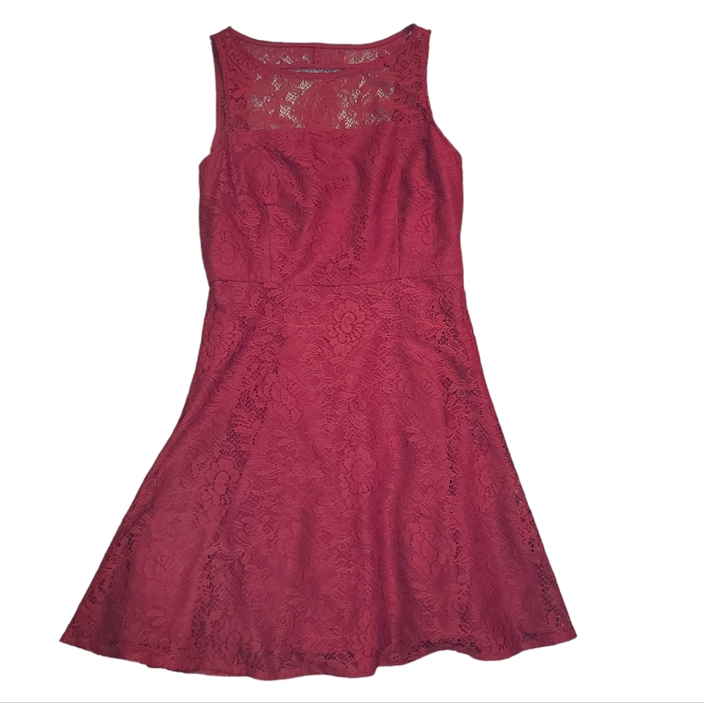 BB Dakota Red Lace Dress